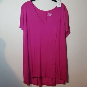 Lane Bryant 22/24 pink top